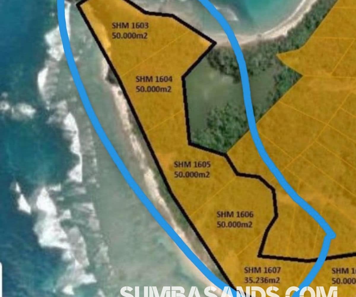 Sumba 23ha Peninsula Beachfront Land for Sale | Matauki Bay Investment Opportunity