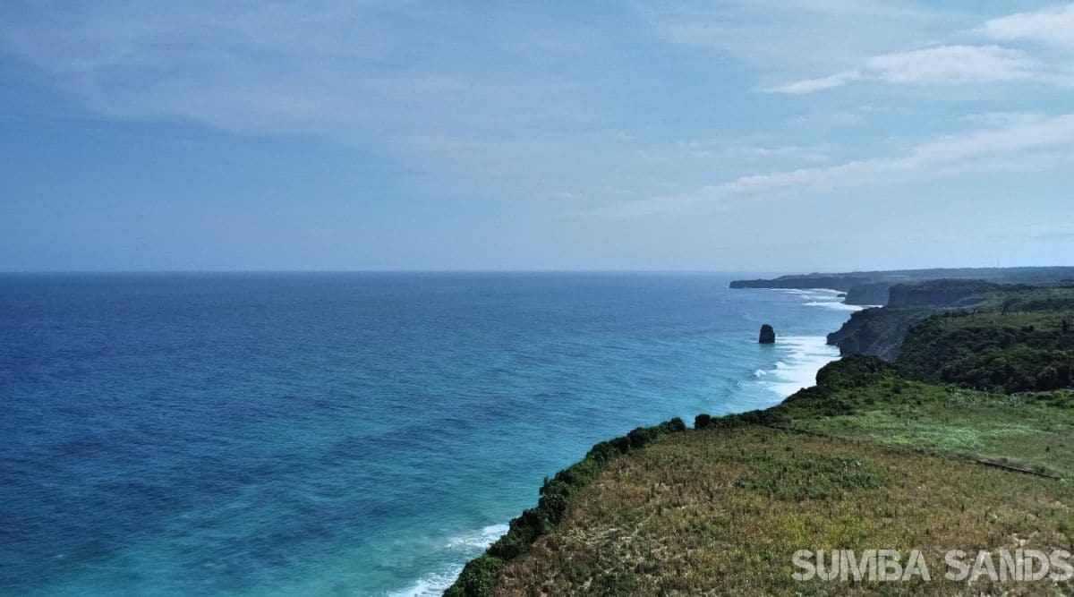 Sumba 12ha Clifffront Land for Sale – 1.2 km Ocean Frontage & Private Beach Access
