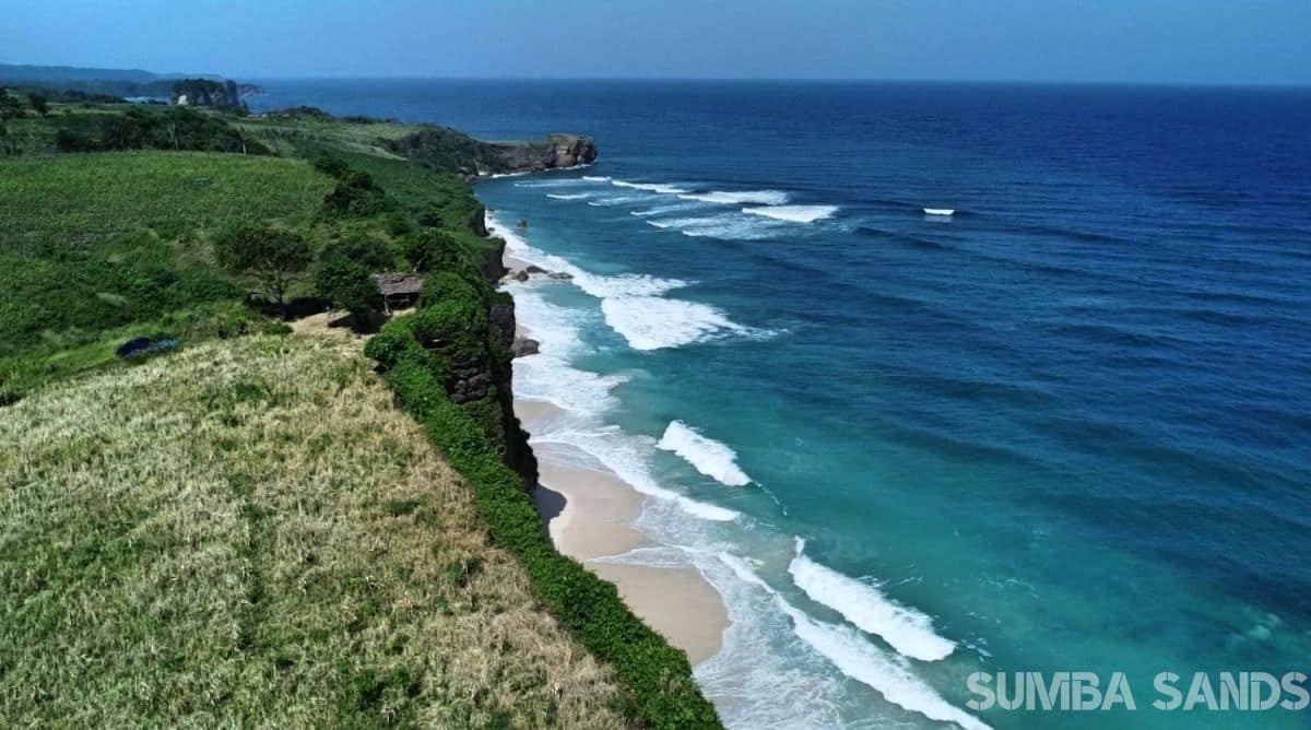 Sumba 12ha Clifffront Land for Sale – 1.2 km Ocean Frontage & Private Beach Access